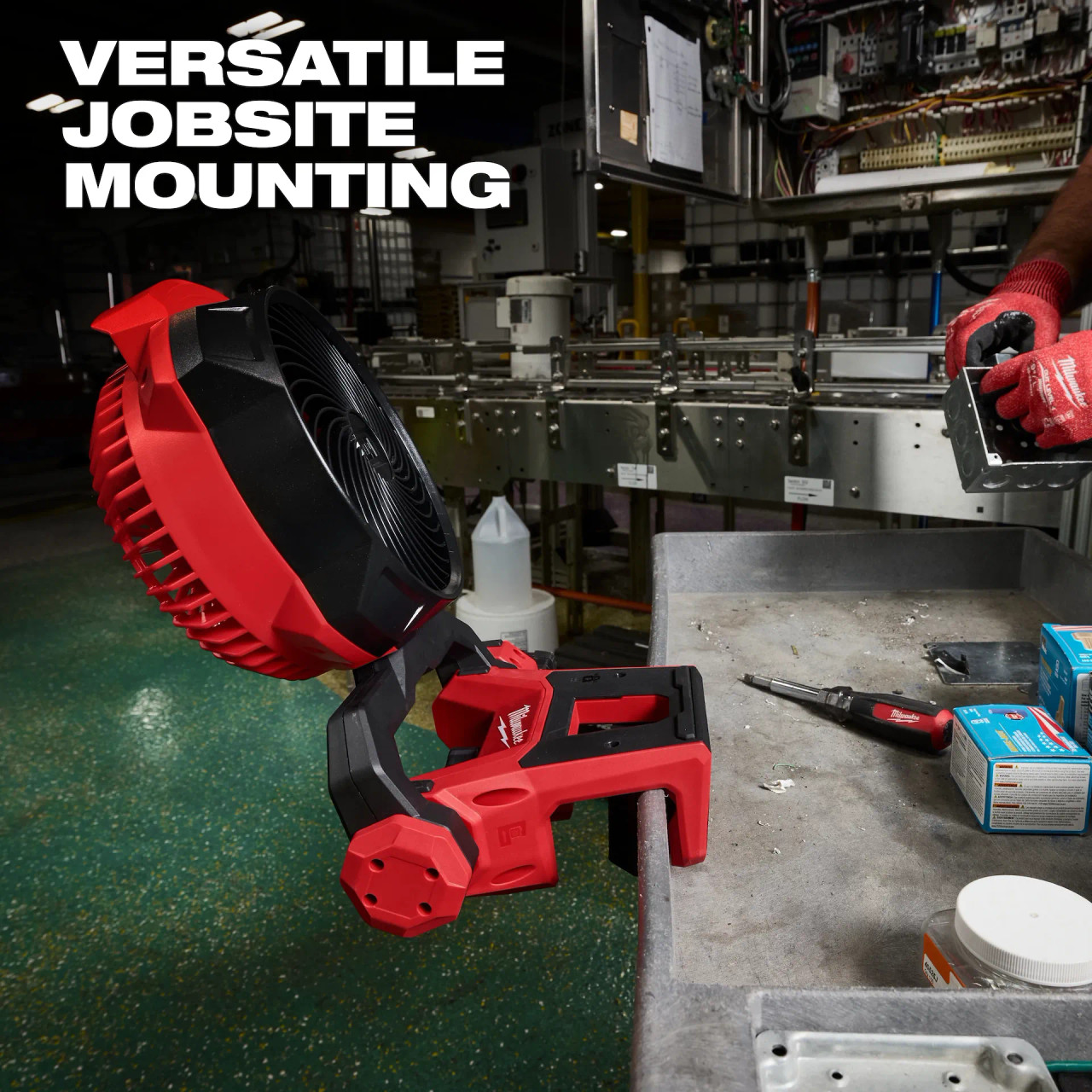 Milwaukee MIL-0817-20 M18 Brushless Scissor Lift Fan Bare Tool - Atlas ...