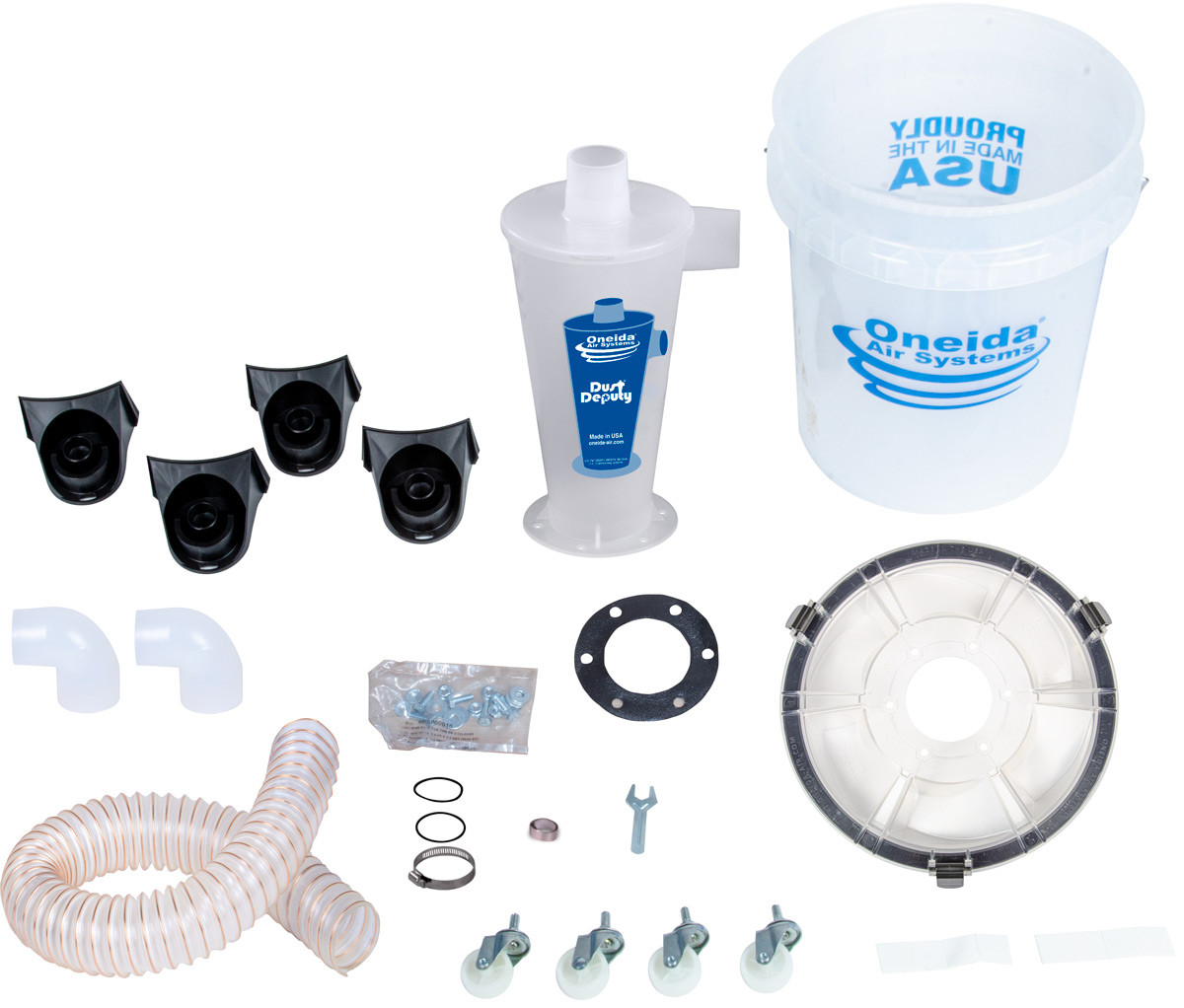 Oneida Air Systems ON-AXD00004C Dust Deputy Deluxe 5-Gallon All