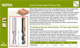 Dimar DIM-SC812DC 1/2In Carbide Spiral Bit 1/2-1.25 Down Cut