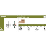 Dimar 138R4-38 Paneling Bits With Ball Bearing Guides