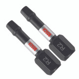 Bosch ITSQ2102 2 pc. Impact Tough 1 In. Square #2 Insert Bits Bosch ITSQ2102 2 pc. Impact Tough 1 In. Square #2 Insert Bits