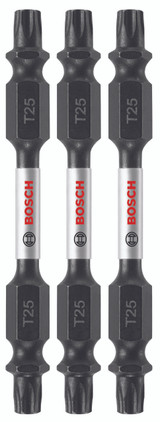Bosch BOS-ITDET252503  3 pc. Impact Tough 2.5in. Torx #25 Double-Ended Bits