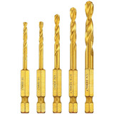 DEWALT DEW-DD5155  Impact Ready 5 pc Titanium Drill Bit Set