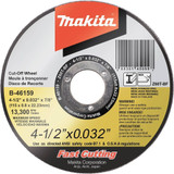 Makita MAK-B-46159-25 25Pk 4.5In X 1/32 Zip Disc Type 1