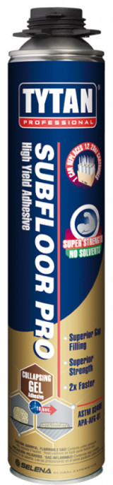 Tytan TYTA0156 Subfloor High Yield Adhesive, 29oz Tytan TYTA0156 Subfloor High Yield Adhesive, 29oz