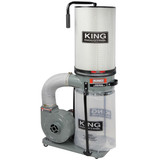 KING KC-2405C/KDCF-2400 1 HP Dust Collector/ Canister