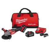 Milwaukee MIL-2980-22 M18 FUEL 4-1/2 - 6in Braking Grinder Kit, Paddle Switch No-Lock  + 2x 6.0Ah Battries
