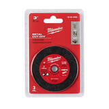 Milwaukee MIL-49-94-3000 3in Metal Cut Off Wheel 3Pk