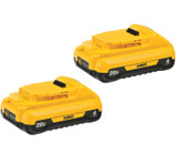 DEWALT DEW-DCB240-2 20V MAX Compact 4.0Ah Battery (2-Pack )