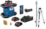 Bosch BOS-GRL4000-80CHK 18V REVOLVE4000 Connected Self-Leveling Horizontal Rotary Laser Kit with (1) CORE18V 4.0 Ah Compact Battery