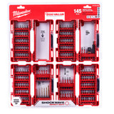 Milwaukee MIL-48-32-4079 SHOCKWAVE Impact Duty Steel Drill and Driver Bit Set (145-Piece)