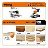 CMT Orange Tools CMT-25306010 10 X 60T ITK Fine Finish Miter Saw Blade