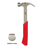Milwaukee MIL-48-22-9018 16oz Smooth Face Hybrid Claw Hammer