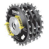 Freud FRE-SD608 8in X 24T Dial-A-Width Stacked Dado Set