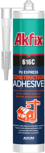 Akfix AK-616C 310 ml PU Express Construction Adhesive