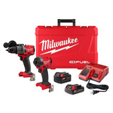 Milwaukee MIL-3697-22CXC M18 FUEL CX Brushless 2-Tool 5.0Ah & 2.0Ah Combo Kit