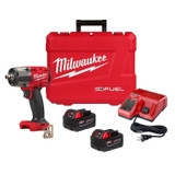 Milwaukee MIL-2962-22R M18 FUEL 1/2in Mid-Torque Impact Wrench with Friction Ring 2x 5.0Ah Kit
