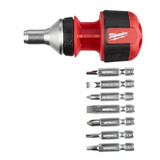 Milwaukee MIL-48-22-2330 8-in-1 Compact Ratcheting Multi-Bit Driver