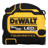 DEWALT DEW-DWHT35268S TOUGHSERIES 8m/26ft LED Lighted Tape Measure