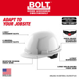 Milwaukee MIL-48-73-11XX BOLT Front Brim Hat with 4-Point Ratcheting Suspension (USA) - Unvented Class E
