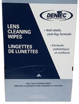 Dentec DEN-12A70 Lens Cleaning Towelettes 5x8in 100pk