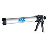 OX Tools OX-P043120 Pro Sausage Caulk Gun, 20 oz, 12: 1 Thrust Ratio
