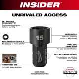 Milwaukee MIL-49-16-1640 8pc INSIDER Box Ratchet Socket SAE Set