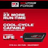 Milwaukee MIL-MXFHD812 MX FUEL FORGE 12.0Ah Battery