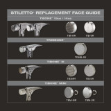 Stiletto STIL-TIB-MR Replacement TIBONE Milled Steel Face