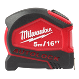 Milwaukee MIL-48-22-6817 5M/16in Compact Auto Lock Tape Measure