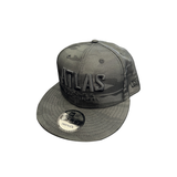 Atlas HAT-ATL-CAMO-BLK  New Era 950 Atlas Tonal Camo Black Snapback Hat