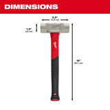 Milwaukee MIL-48-22-9314 4lb Fiberglass Engineer Hammer