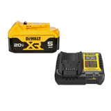 DEWALT DEW-DCB205C 20V MAX XR Lithium-Ion 5.0Ah Battery with Charger