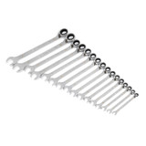 GEARWRENCH GW-86629 90-Tooth 12 Point Metric Reversible Ratcheting Wrench Set 16-Pieces