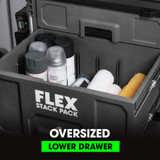 FLEX FL-FS1106 STACK PACK - 2-Drawer Tool Box
