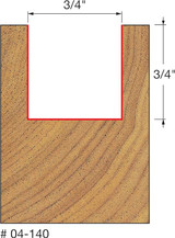 Freud FRE-04-140 3/4in Double Flute Straight Bit