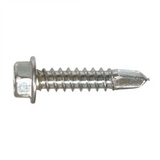 Hillman PAU-128136 6 x 1/2in Hex Head Self Drilling Drywall Screws 100-Pieces