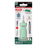PicQuic PIQ-21003 The Pic 3-Piece Philips Multi-Bit Screwdriver Set - Green