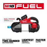 Milwaukee MIL-2929S-22 M18 FUEL Dual Trigger Deep Cut Band Saw 2x5.0Ah Kit
