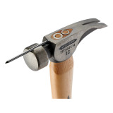 Stiletto STIL-TI12SC 12OZ Titanium Smooth Face Hammer, 18in Curved Hickory Handle