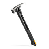 ToughBuilt TB-H1-1SBR-S20X 20Oz Shockstop Steel Rip Hammer - Milled Face