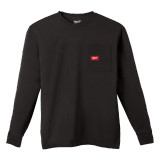 Milwaukee MIL-606BXX GRIDIRON Long Sleeve Pocket T-Shirt - Black