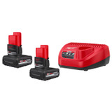 Milwaukee MIL-48-59-2450P M12 REDLITHIUM HIGH OUTPUT 2x 5.0Ah Starter Kit