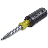 Klein Tools KLE-32500 Multi-Bit Screwdriver / Nut Driver, 11-in-1, Ph, Sl, Sq, TORX Bits