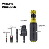 Klein Tools KLE-85191HD Impact-Rated Flip Socket Conduit Reamer Driver
