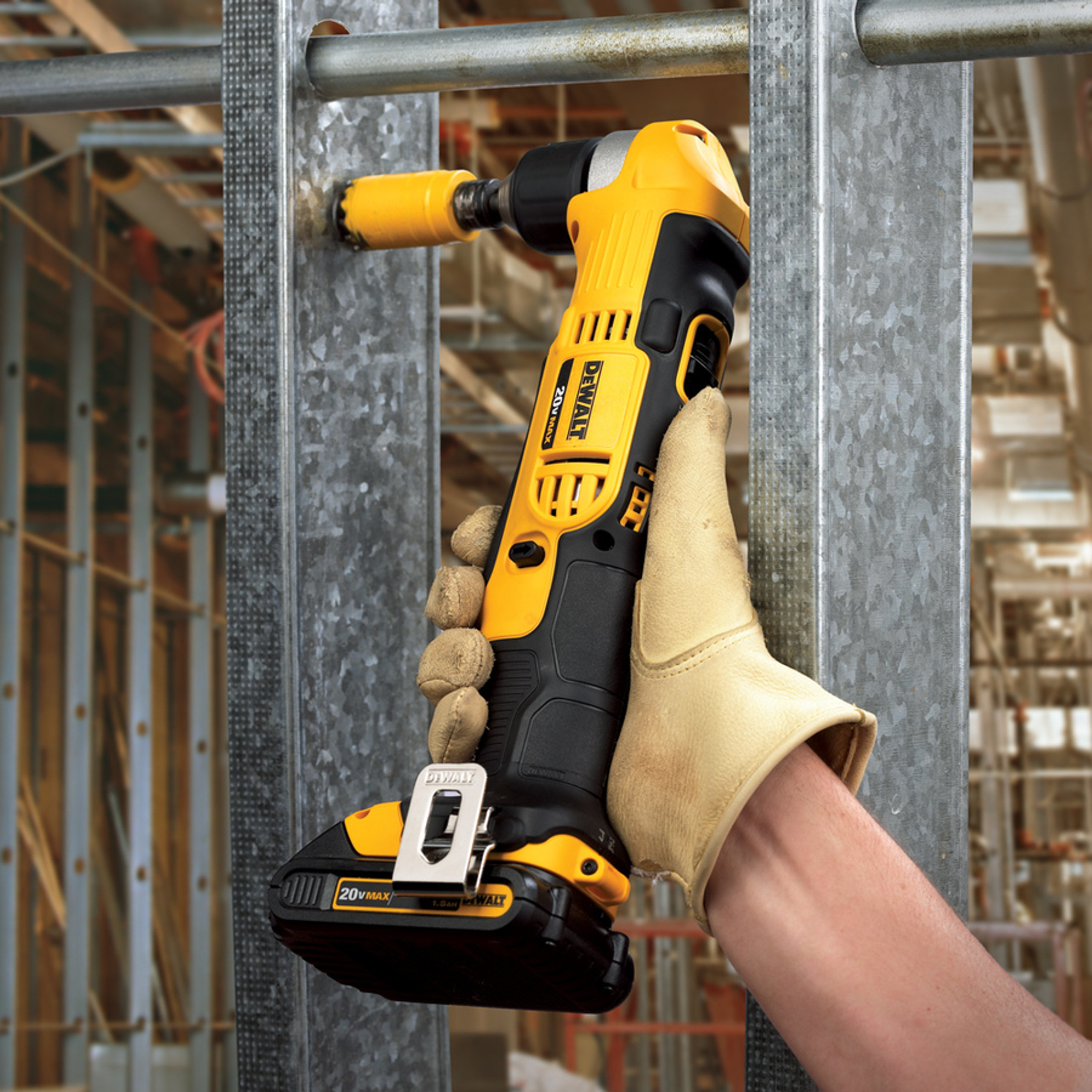 dewalt angle drill