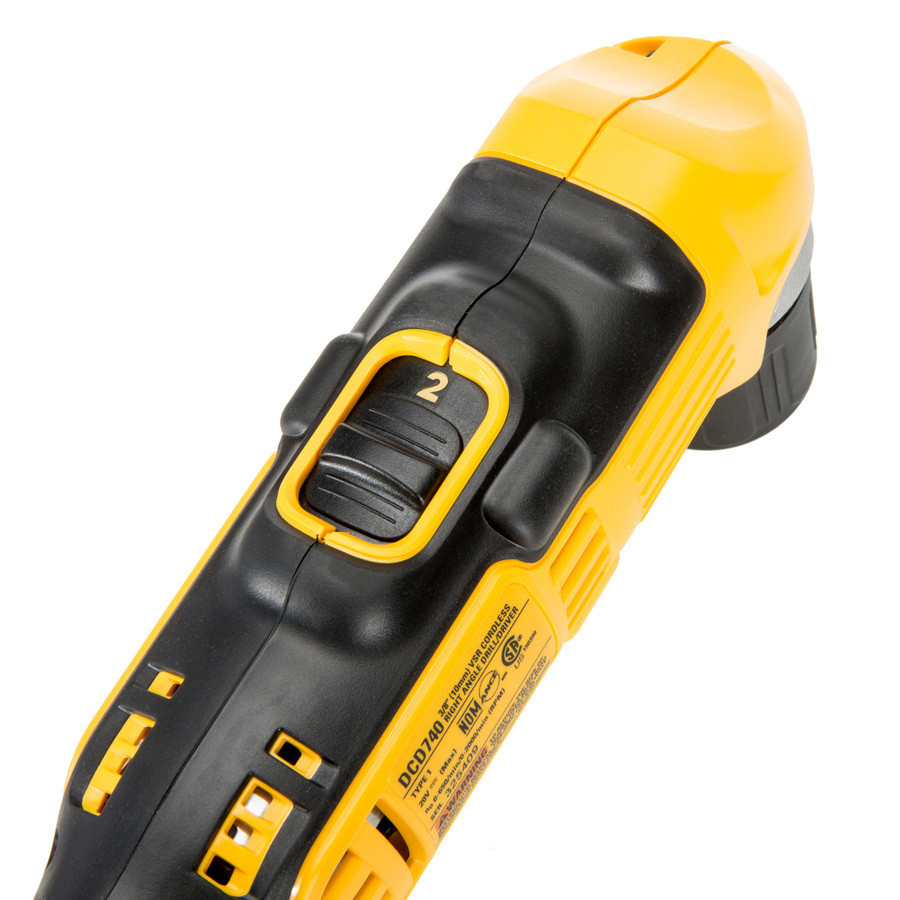 DEWALT DEW-DCD740B 20V MAX 3/8in Cordless Right Angle Drill Bare Tool ...
