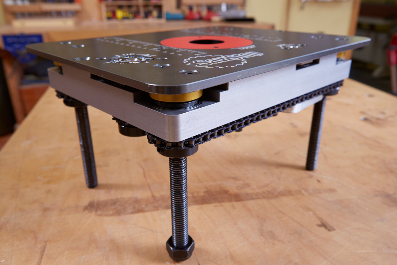 SawStop SAWRTLFT FourPost Router Lift with Lock AtlasMachinery