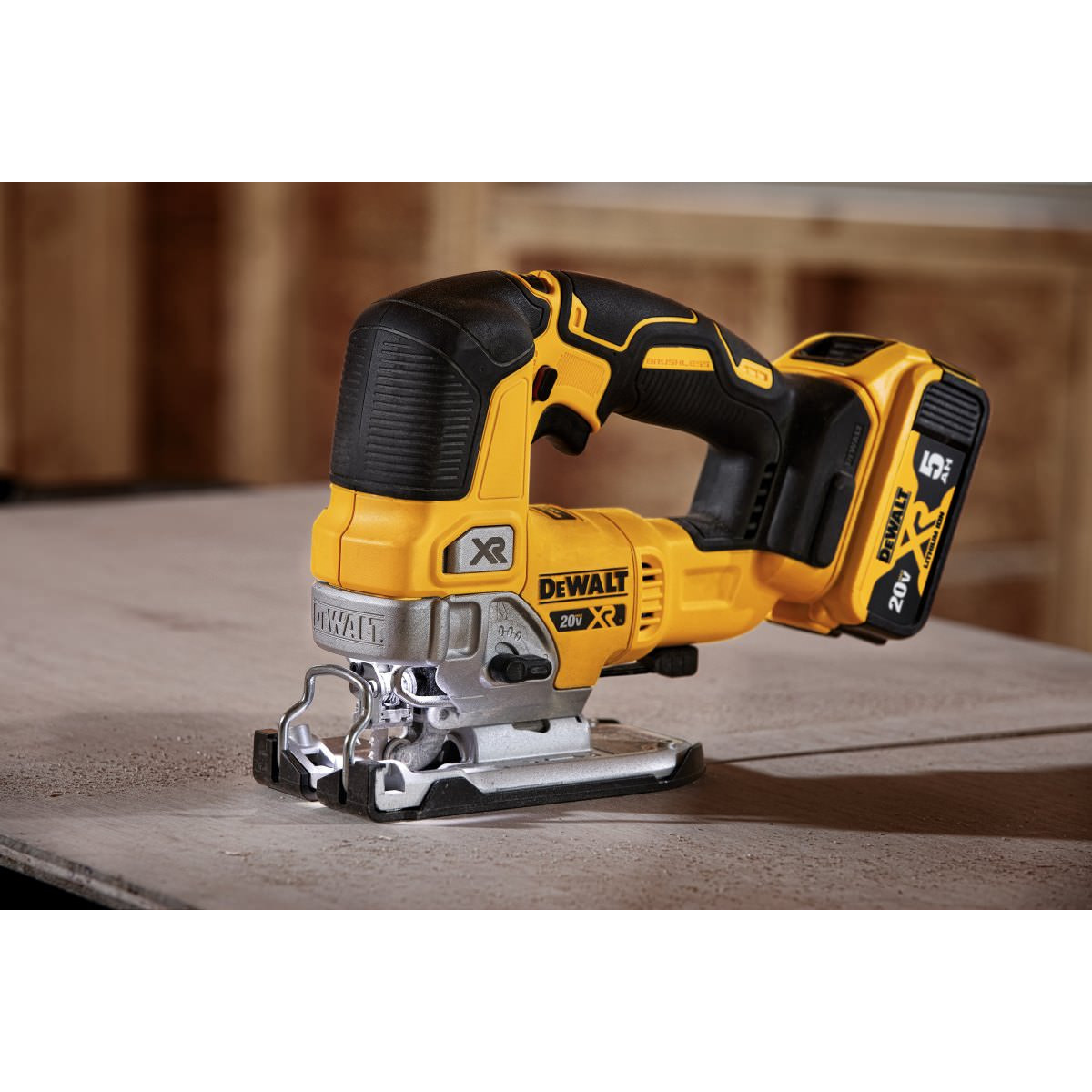 DEWALT DEWDCS334B 20V MAX XR Brushless Cordless TopHandle Jigsaw Tool