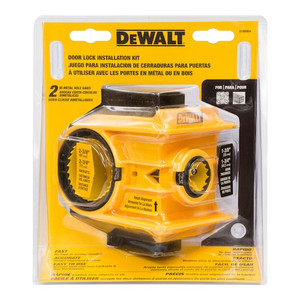 DEWALT DEW-D180004 Door Lock Install Kit